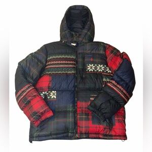 Polo by Ralph Lauren Red and Black Puffer Jacket